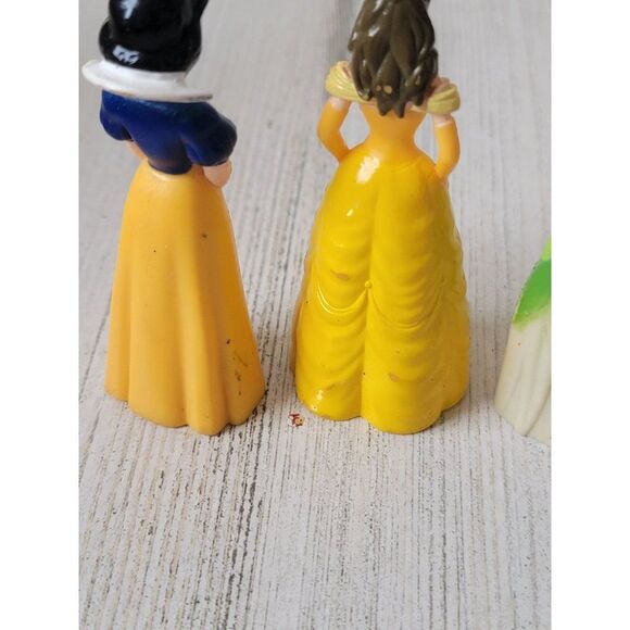 Snow White Bell beauty Beast Tiana princess frog set Disney Pixar toy - Picture 8 of 12